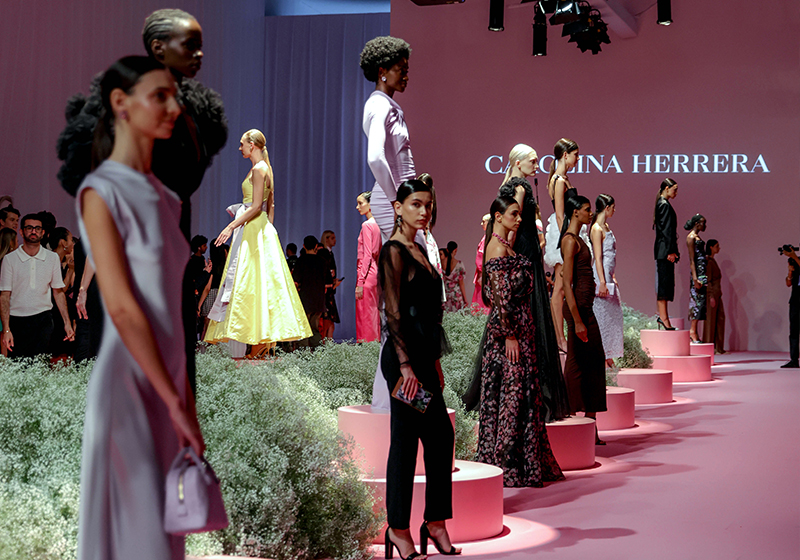 Day one highlights from Dubai Fashion Week SS24 in Dubai Design District.