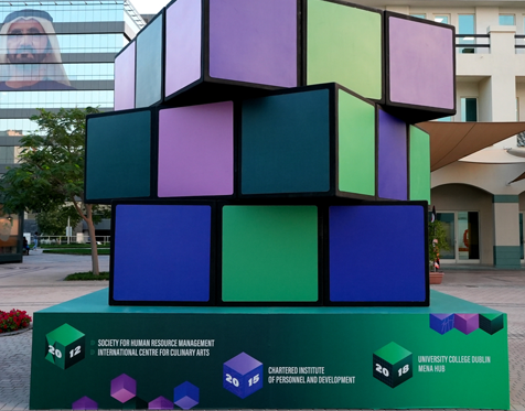 World's Largest Rubik’s Cube event at Dubai Knowledge Park