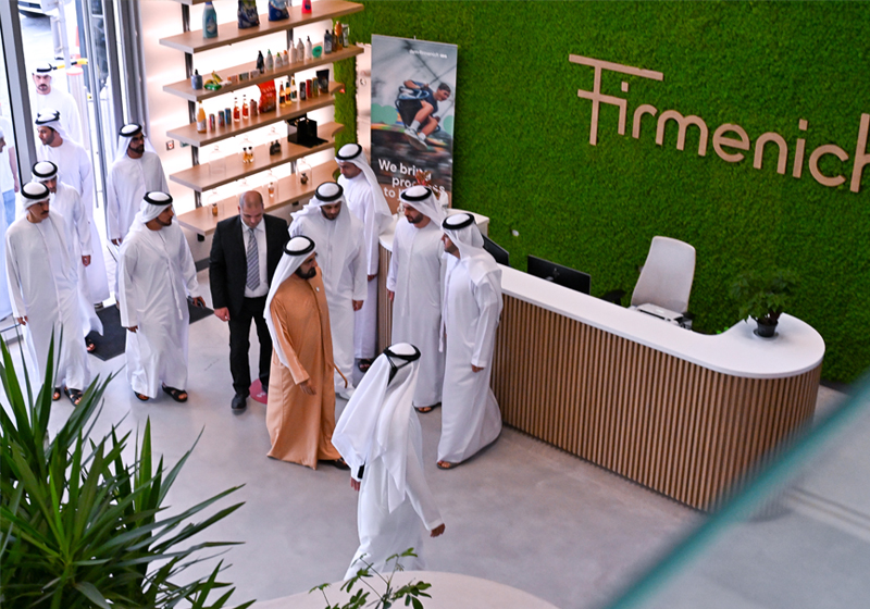 His Highness Sheikh Mohammed bin Rashid visits regional hub of Firmenich in Dubai Science Park